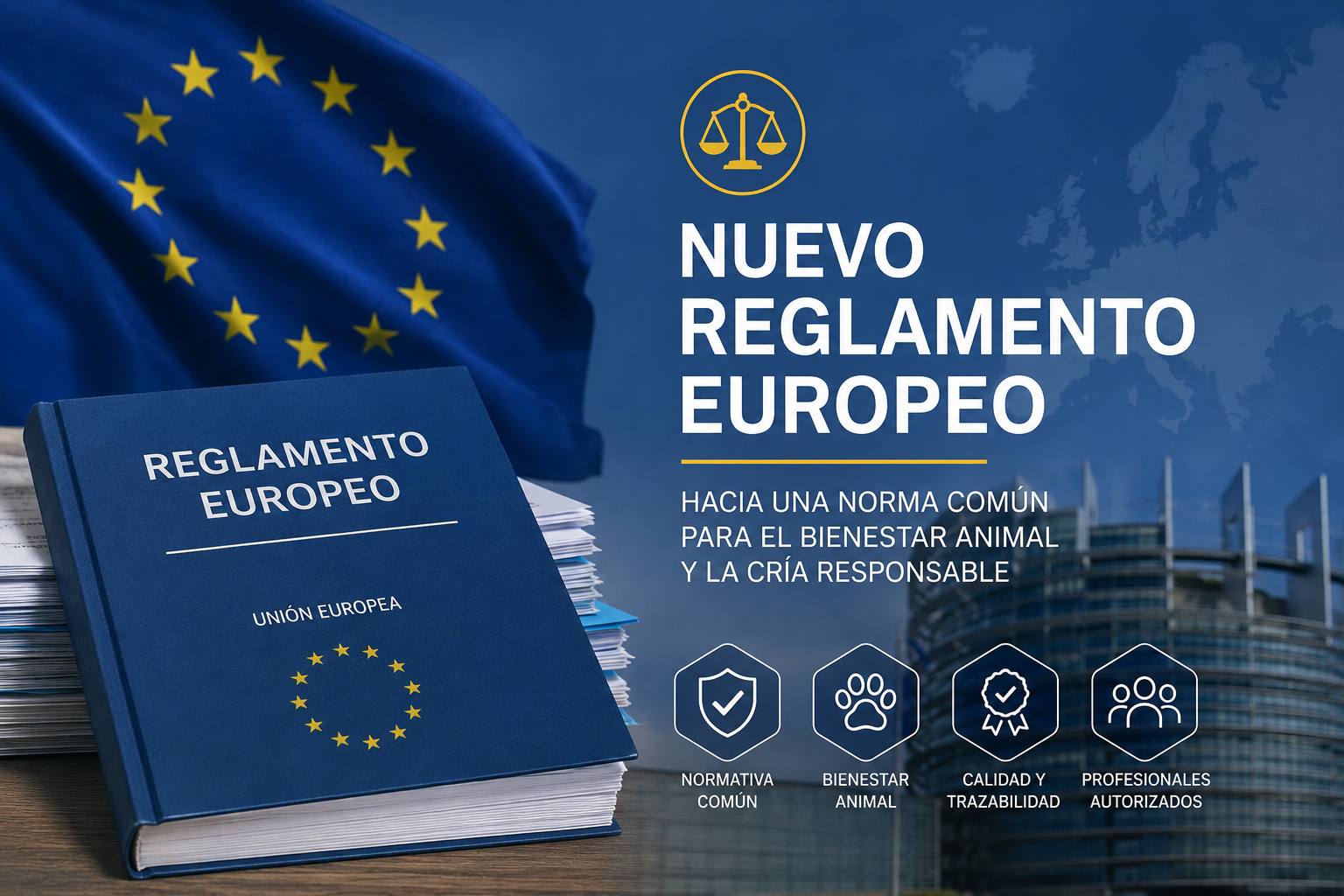Europa aprueba una nueva norma com&uacute;n para proteger a perros y gatos
