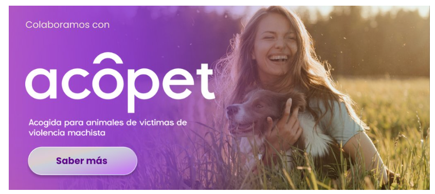 ASCELCRE colabora con ACOPET para proteger a las víctimas de violencia machista y sus animales